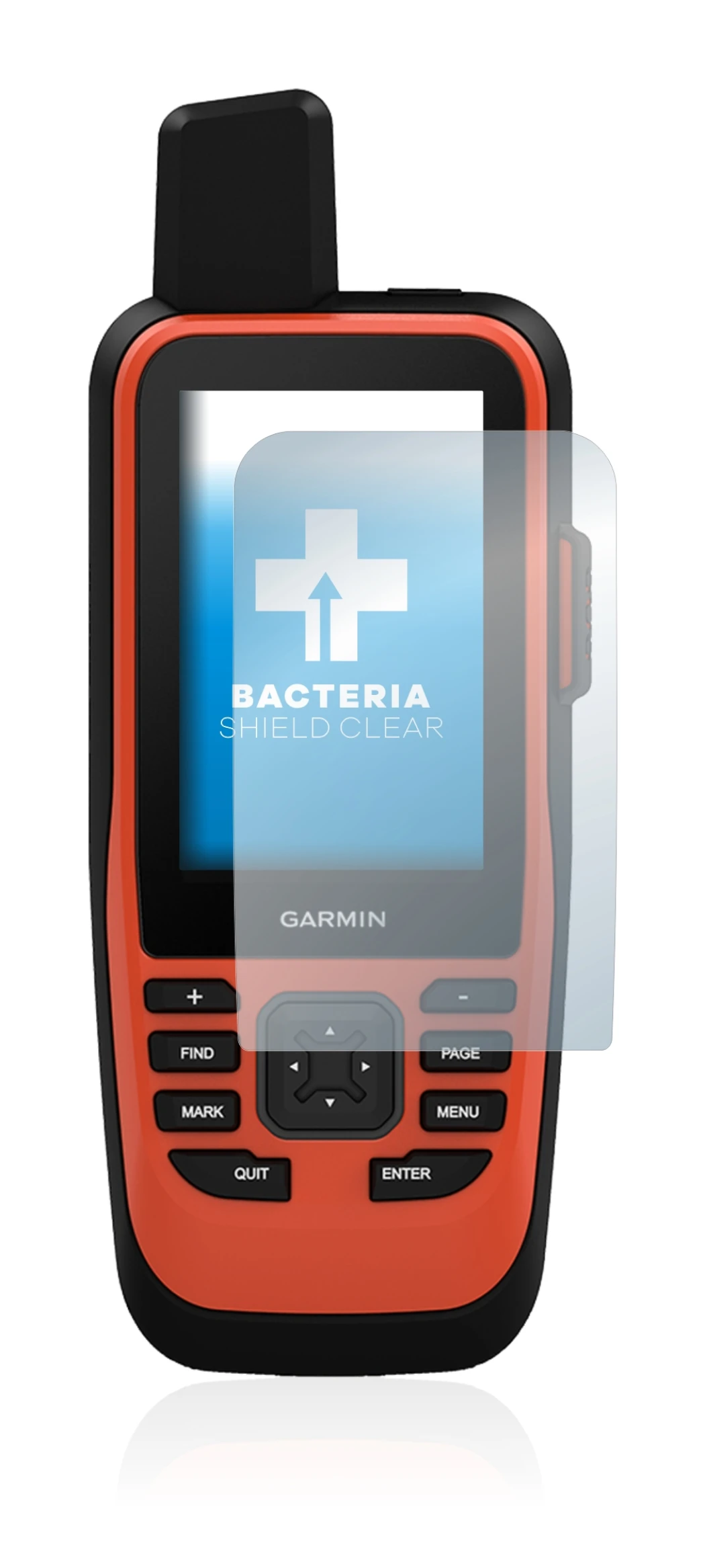 Image of the device Garmin GPSMAP 86i with a wide variety of screen protectors.
