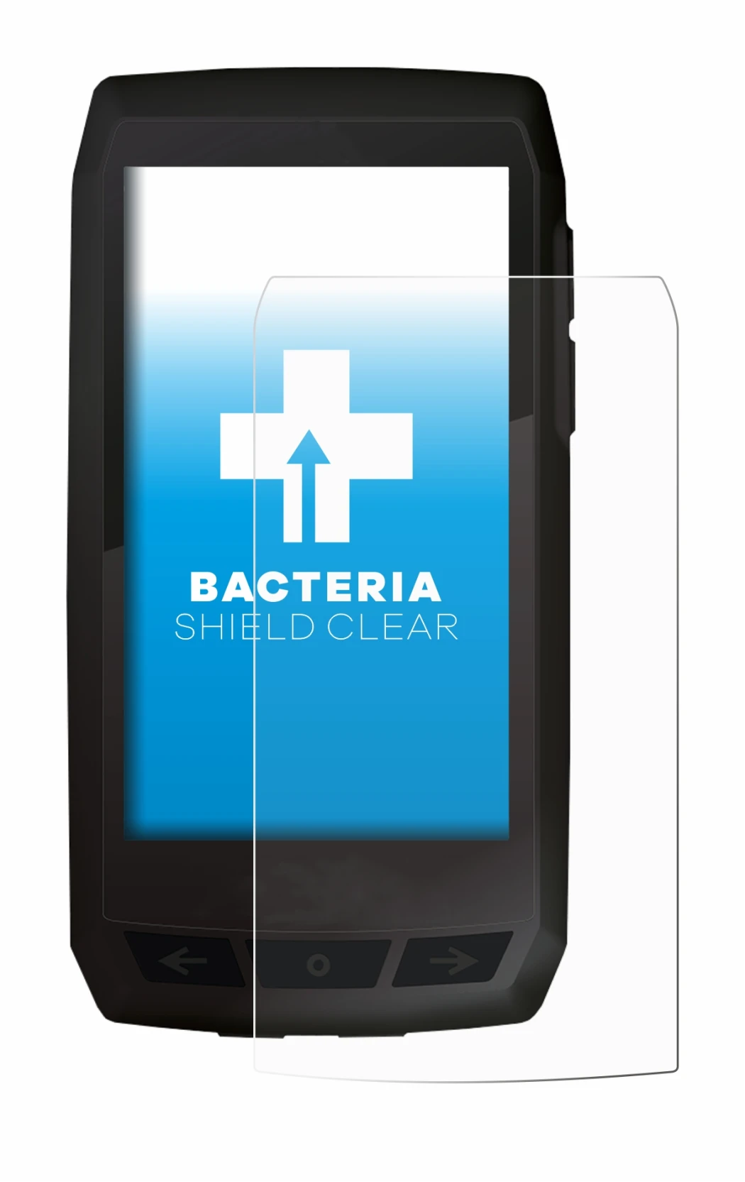 Image of the device Ciclo Navic 400 with a wide variety of screen protectors.