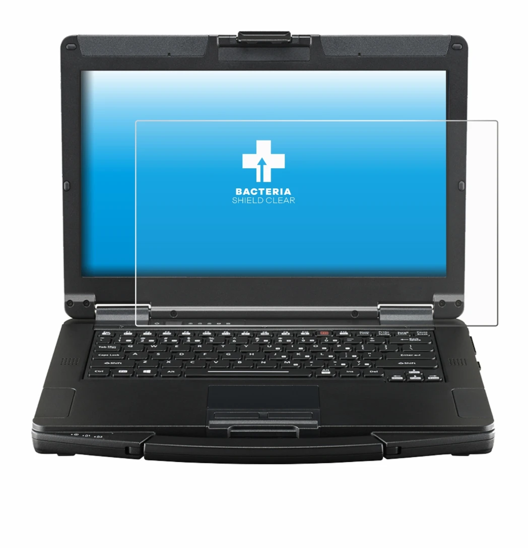 Image of the device Panasonic Toughbook FZ-55 Touch with a wide variety of screen protectors.