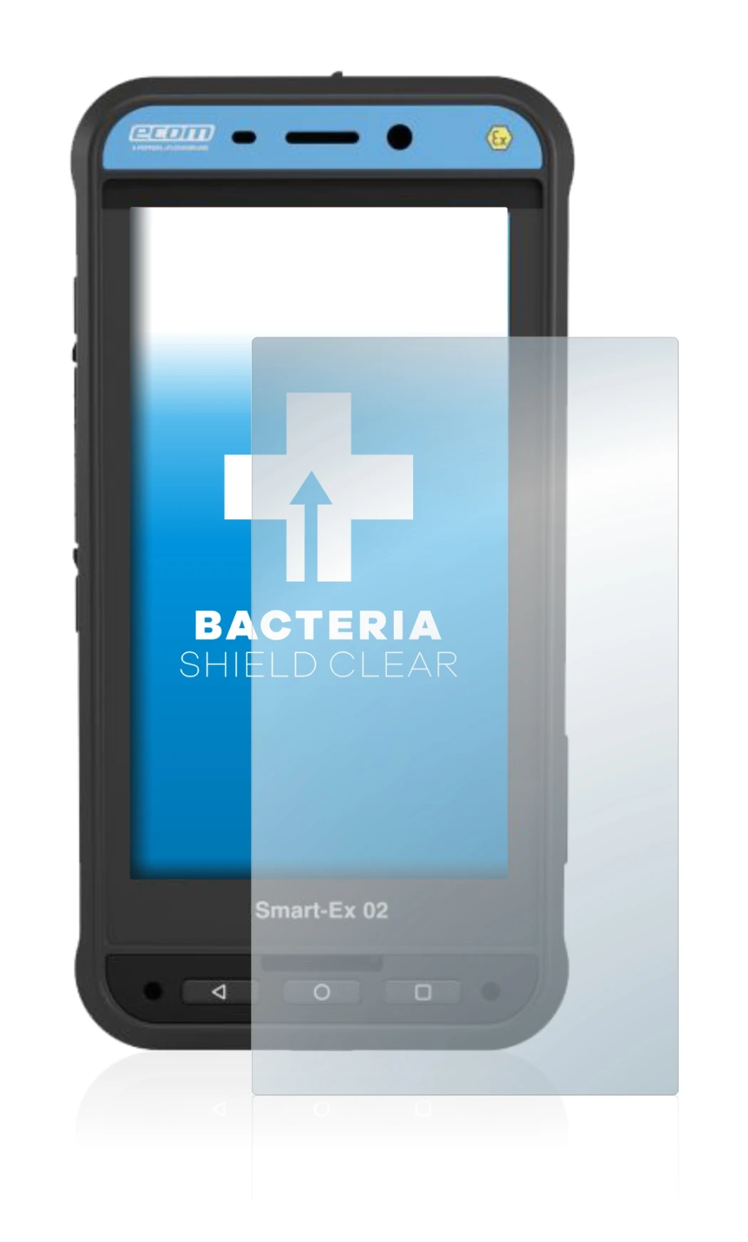 Image of the device Ecom Smart-Ex 02 DZ1 with a wide variety of screen protectors.
