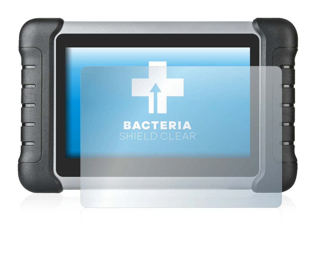 Image of the device Autel MaxiCOM MK808 with a wide variety of screen protectors.