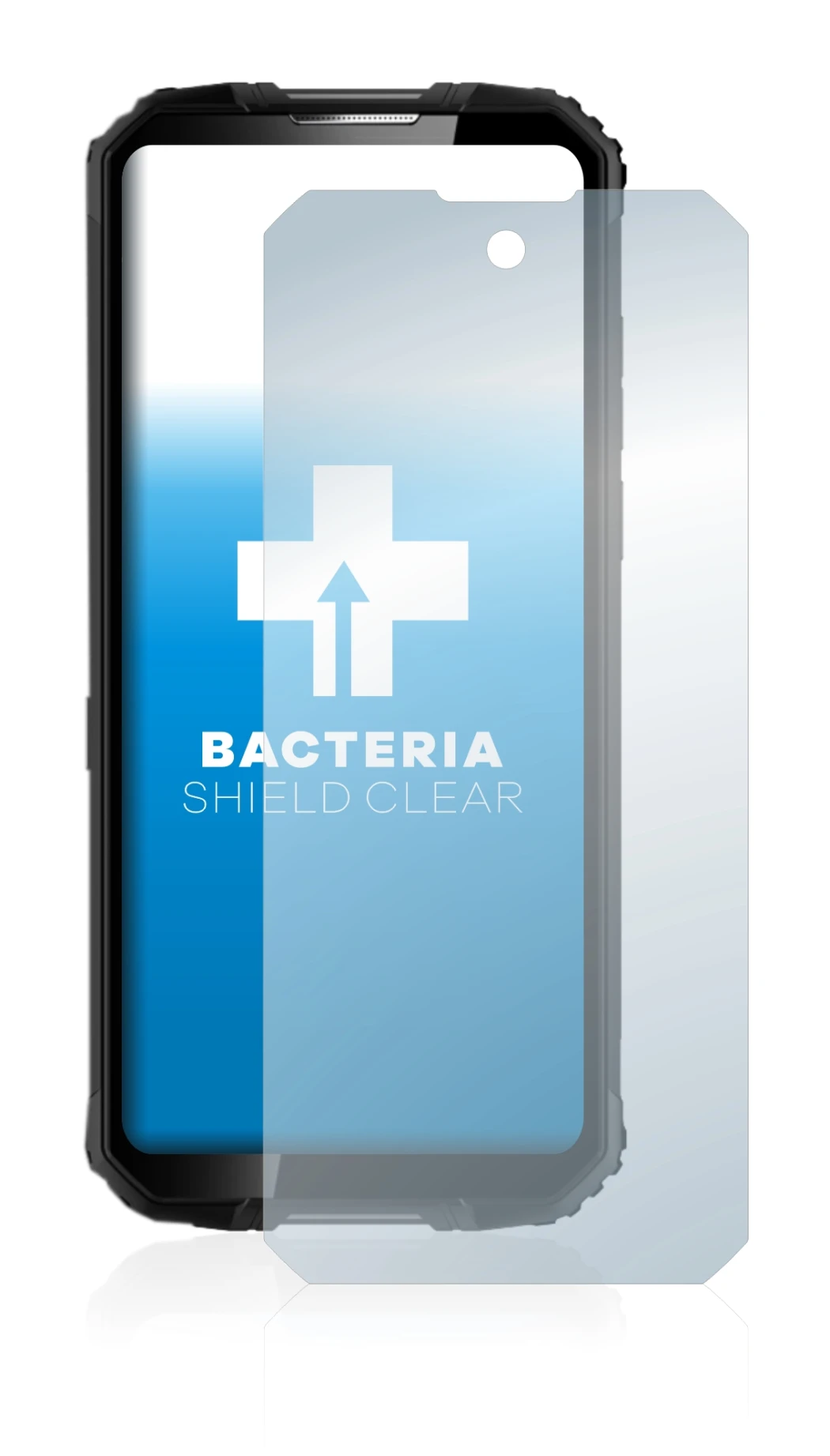 Image of the device Oukitel WP10 5G with a wide variety of screen protectors.