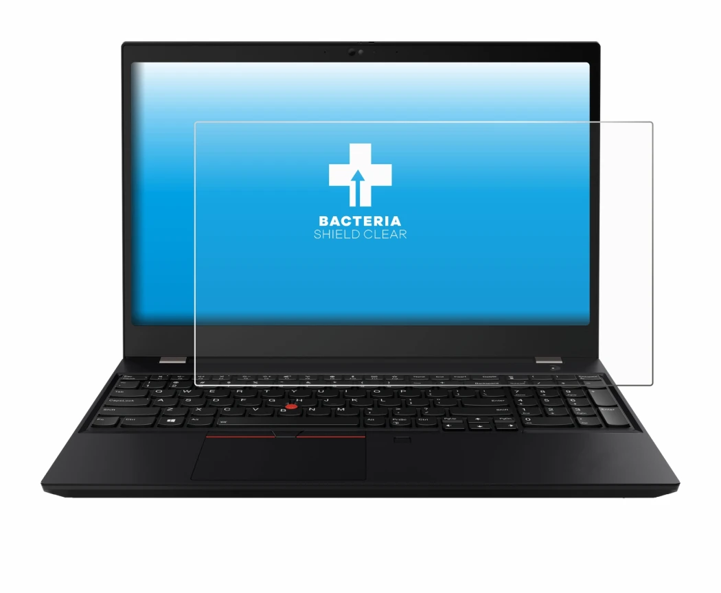 Image of the device Lenovo ThinkPad T15 with a wide variety of screen protectors.