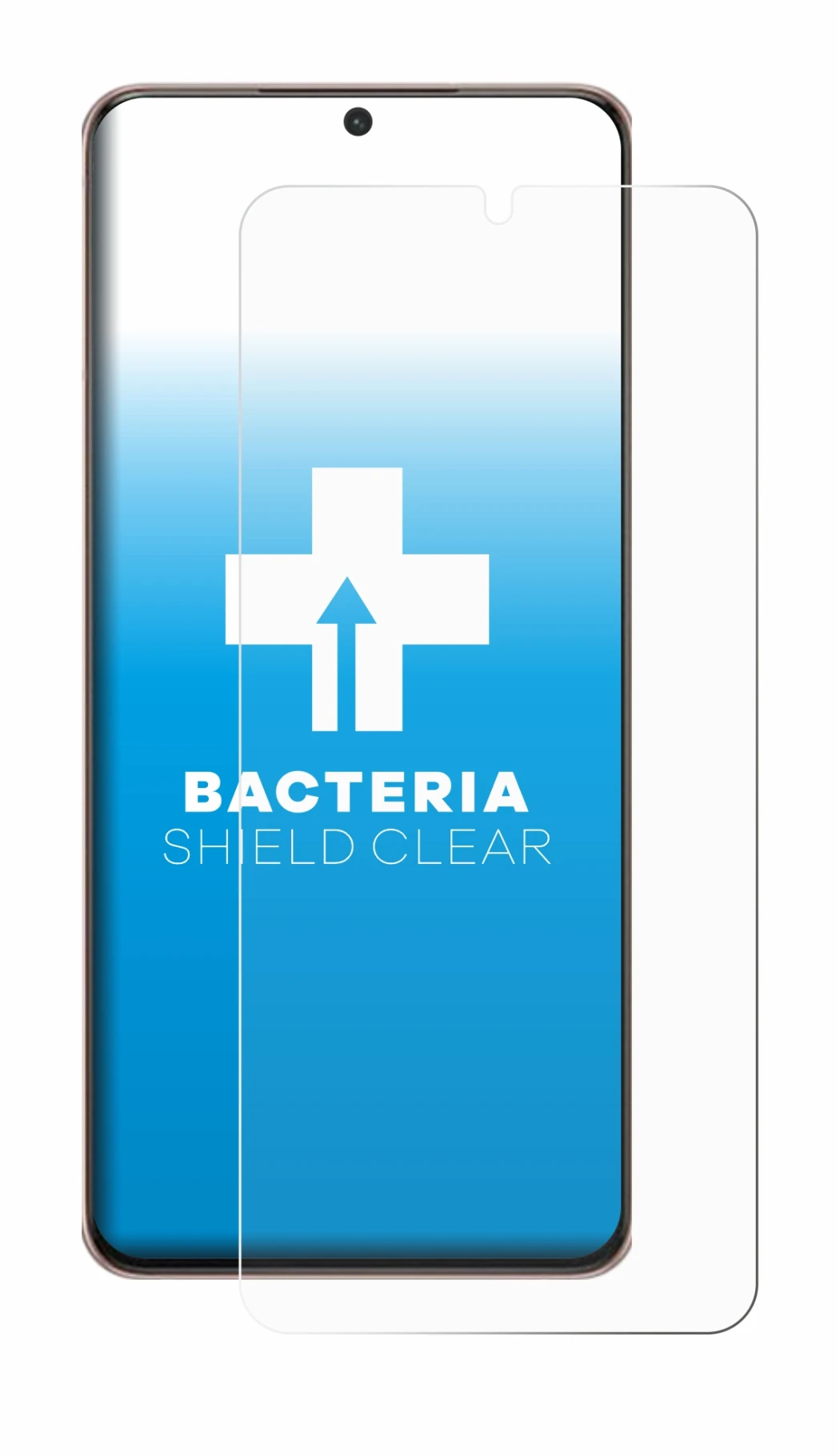 Image of the device Samsung Galaxy S21 Plus 5G with a wide variety of screen protectors.