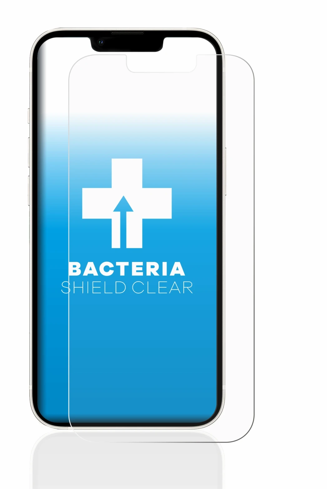 Image of the device Apple iPhone 13 with a wide variety of screen protectors.