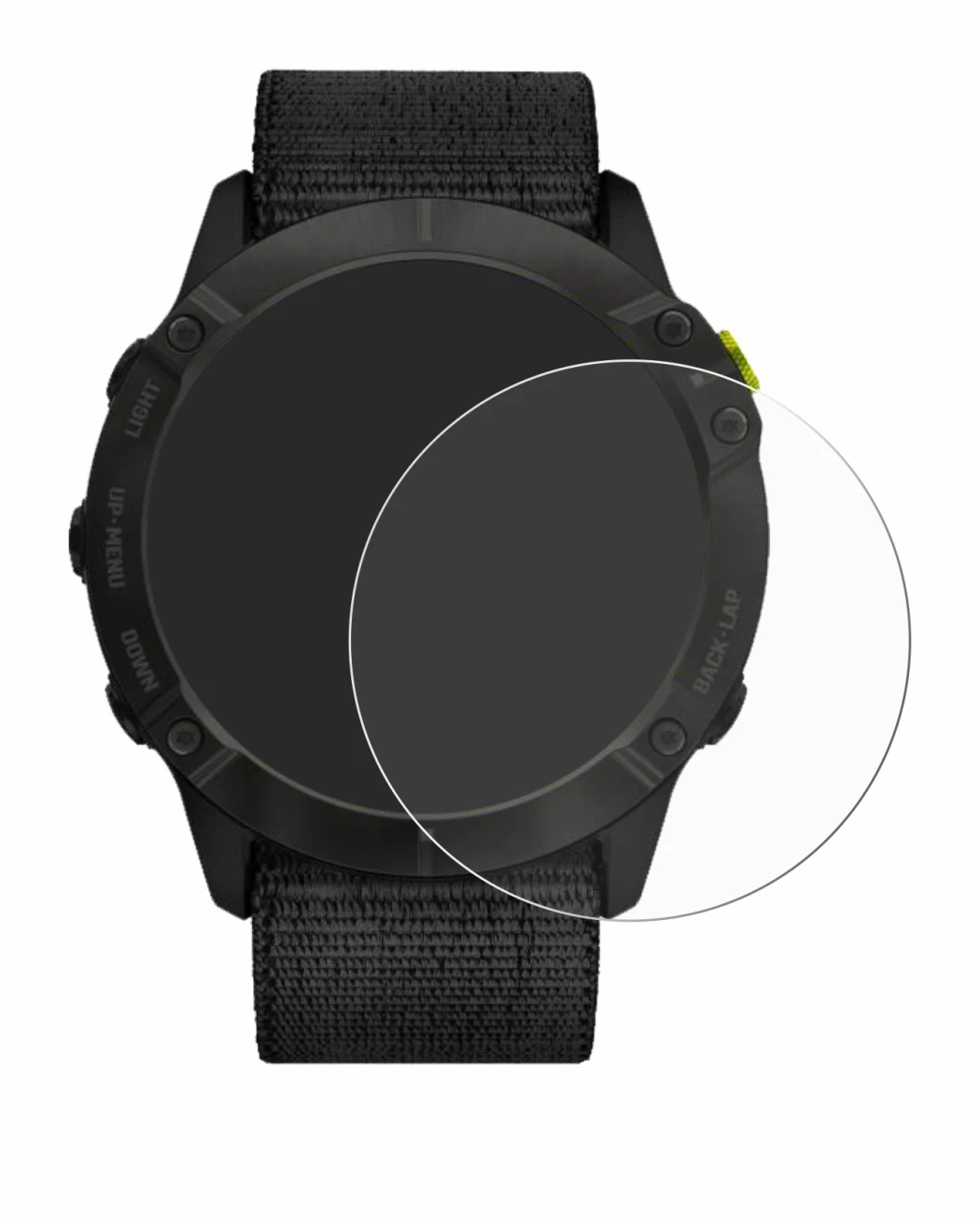 Image of the device Garmin Enduro with a wide variety of screen protectors.