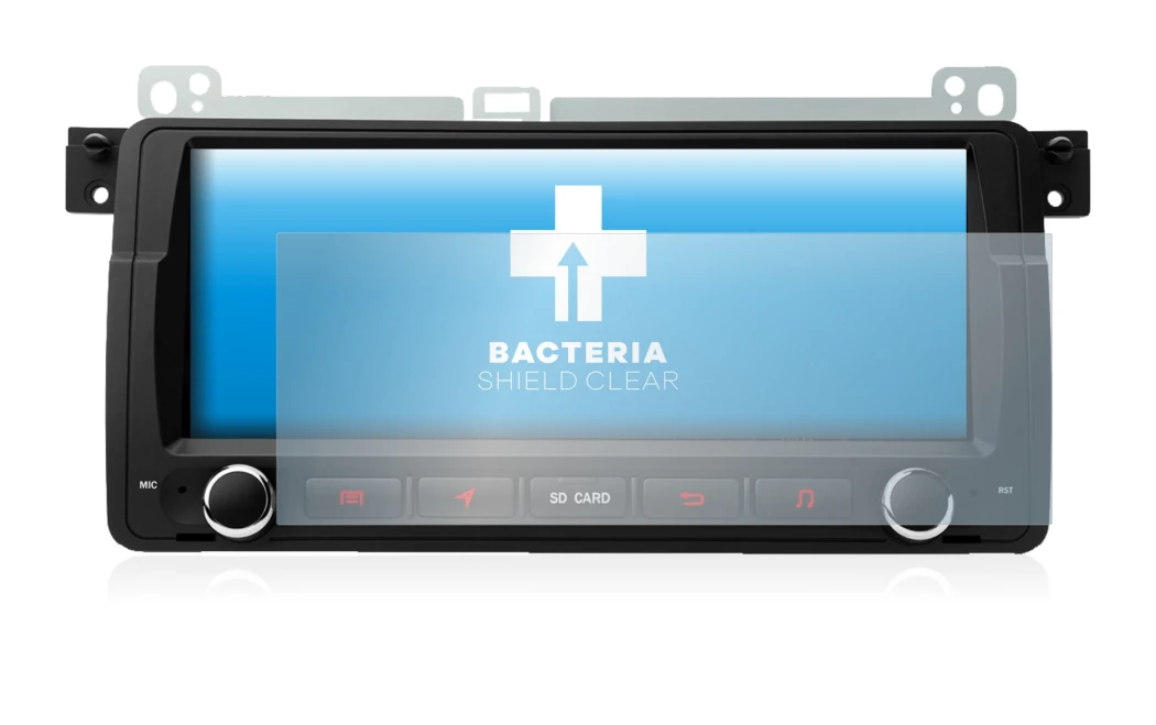 Image of the device Xtrons PQ8046BL with a wide variety of screen protectors.