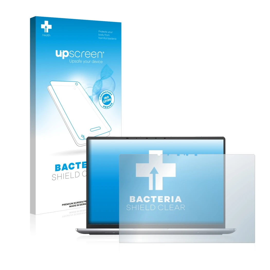 Front side of a product packaging with the brand logo upscreen. Next to it is the device Dell Latitude 9420 2-in-1 2021 shown