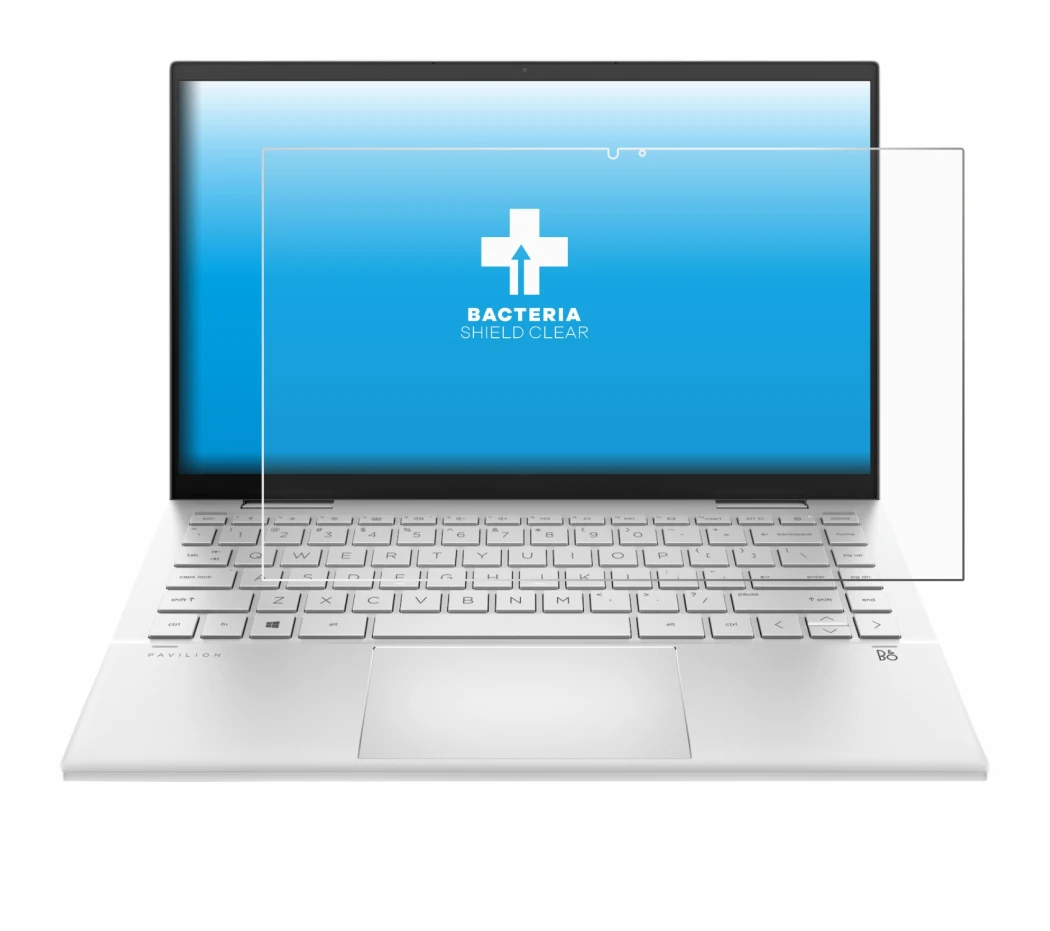 Image of the device HP Pavilion x360 (14-dyX) with a wide variety of screen protectors.