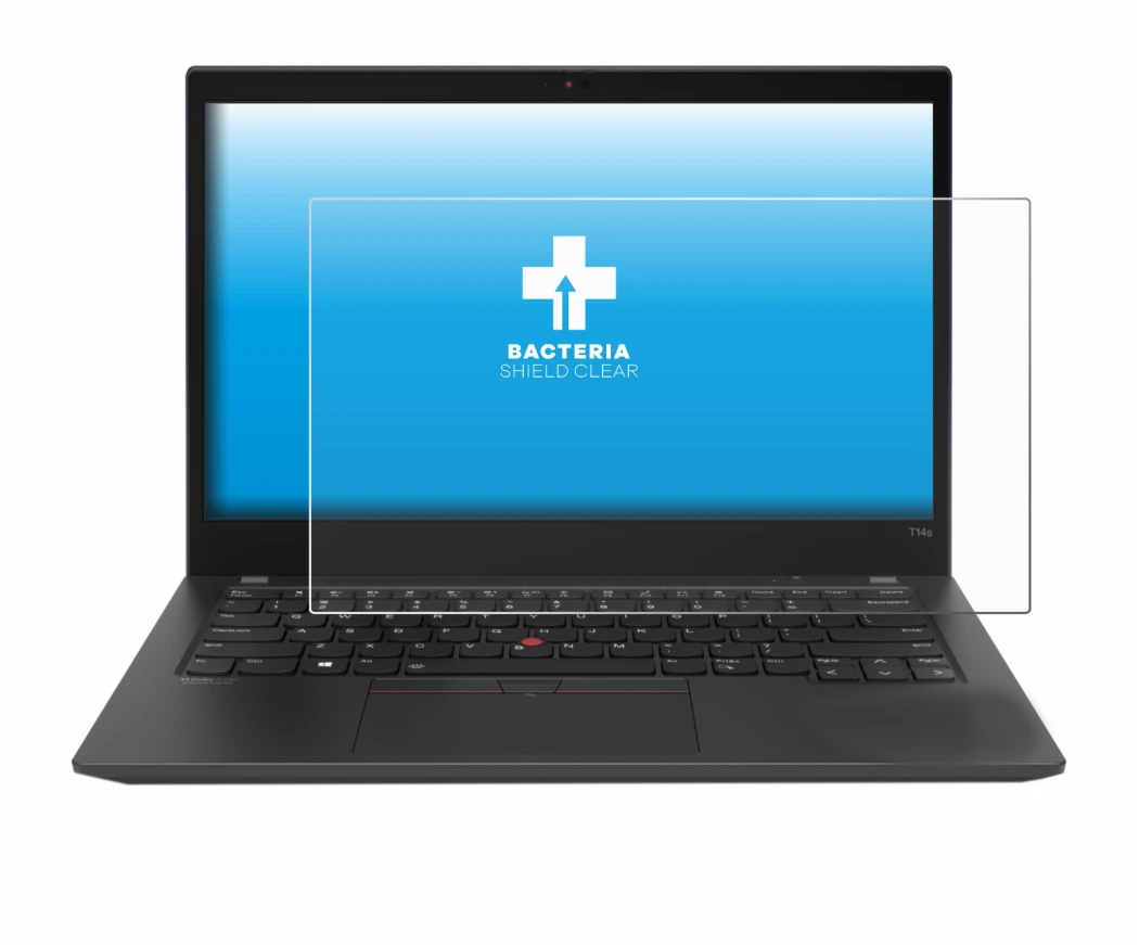 Image of the device Lenovo ThinkPad T14s Gen 2 with a wide variety of screen protectors.