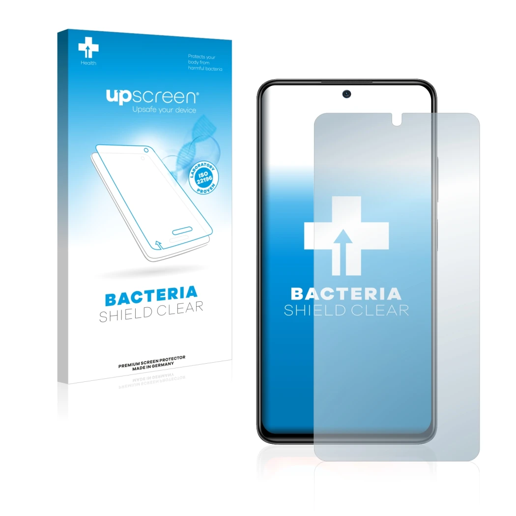 Front side of a product packaging with the brand logo upscreen. Next to it is the device Xiaomi Redmi Note 11 Pro shown with t