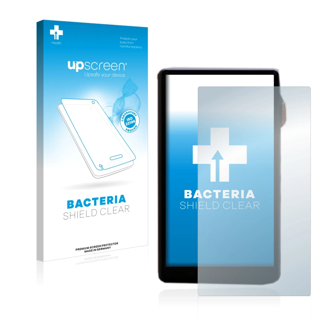 Front side of a product packaging with the brand logo upscreen. Next to it is the device iBasso DX240 shown with the correspon