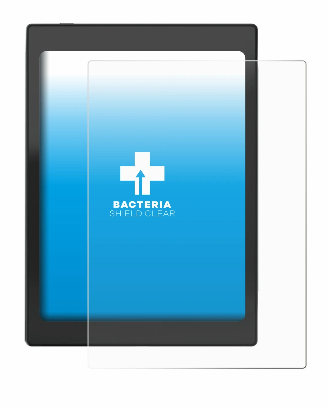 Image of the device Boox Nova Air C with a wide variety of screen protectors.