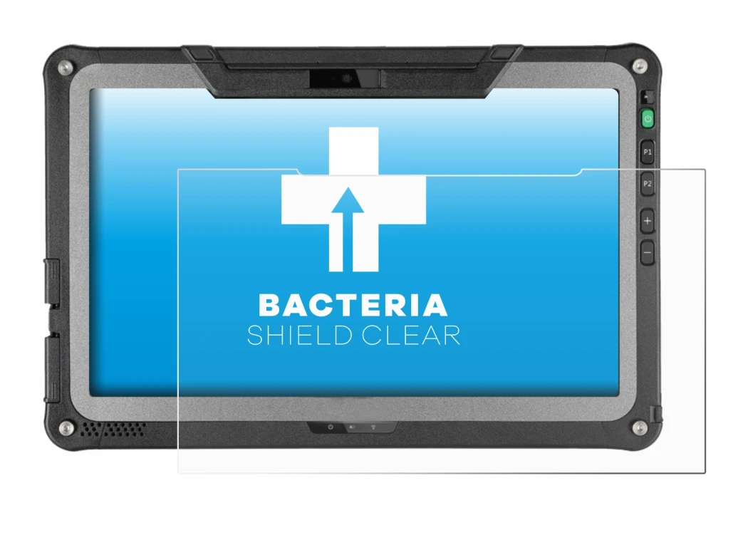 Image of the device Getac F110 G6 with a wide variety of screen protectors.