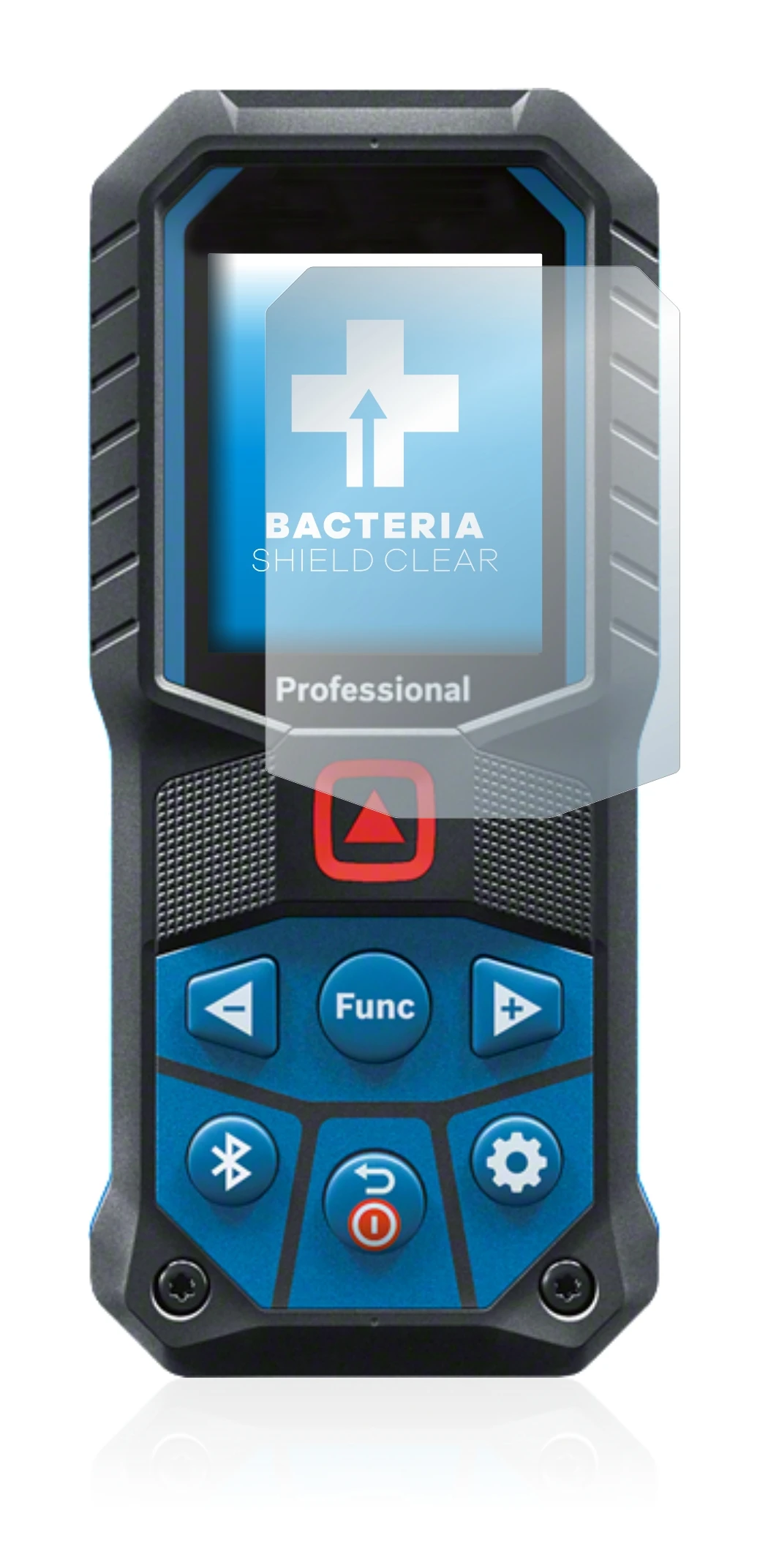 Image of the device Bosch GLM 50-27 C with a wide variety of screen protectors.