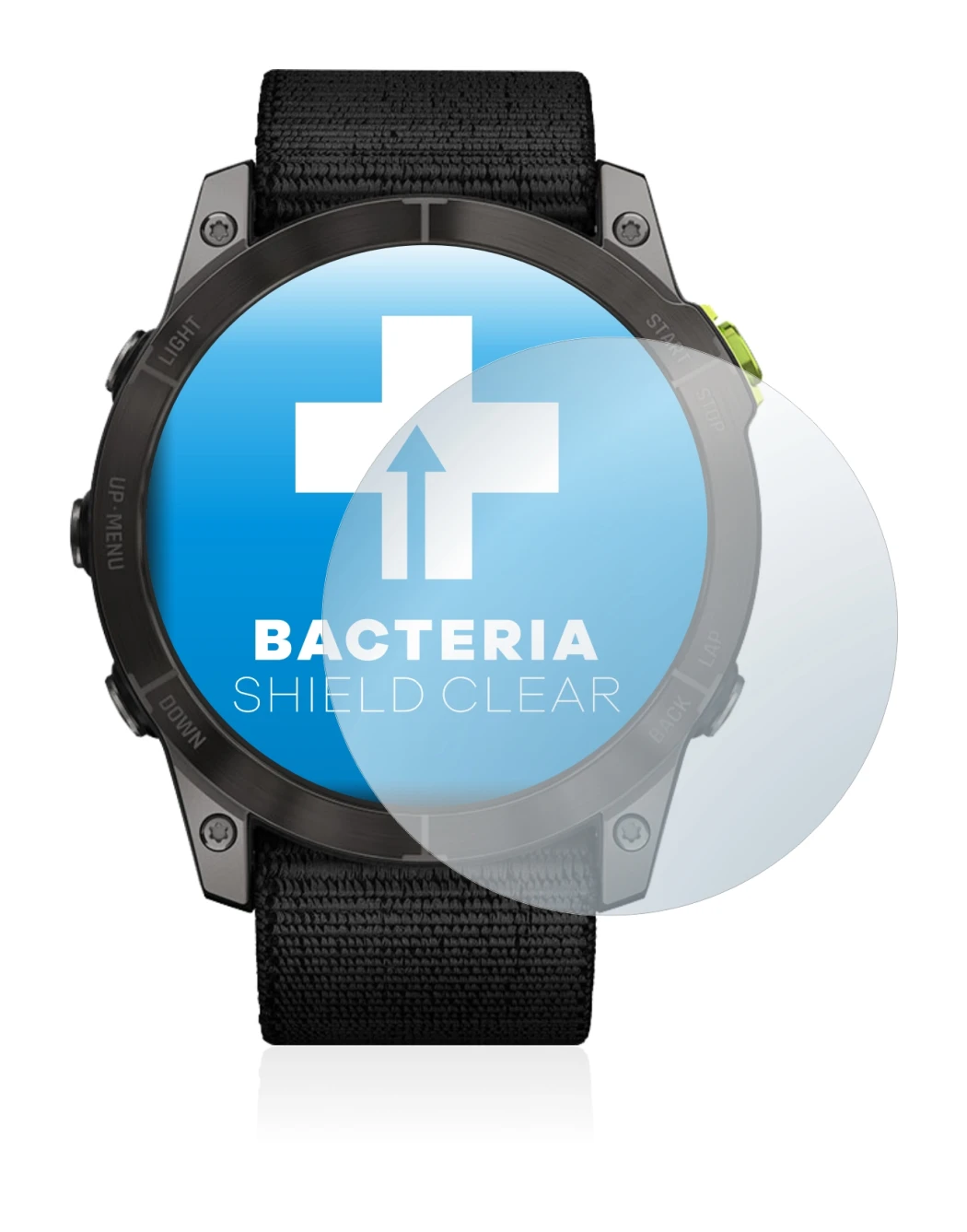 Image of the device Garmin Enduro 2 with a wide variety of screen protectors.