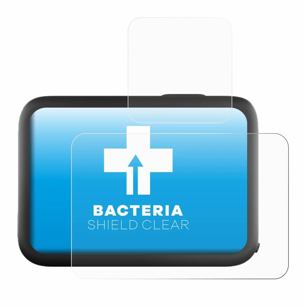 Image of the device GoPro Hero 11 Black with a wide variety of screen protectors.