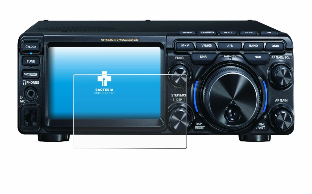 Image of the device Yaesu FT-710 with a wide variety of screen protectors.