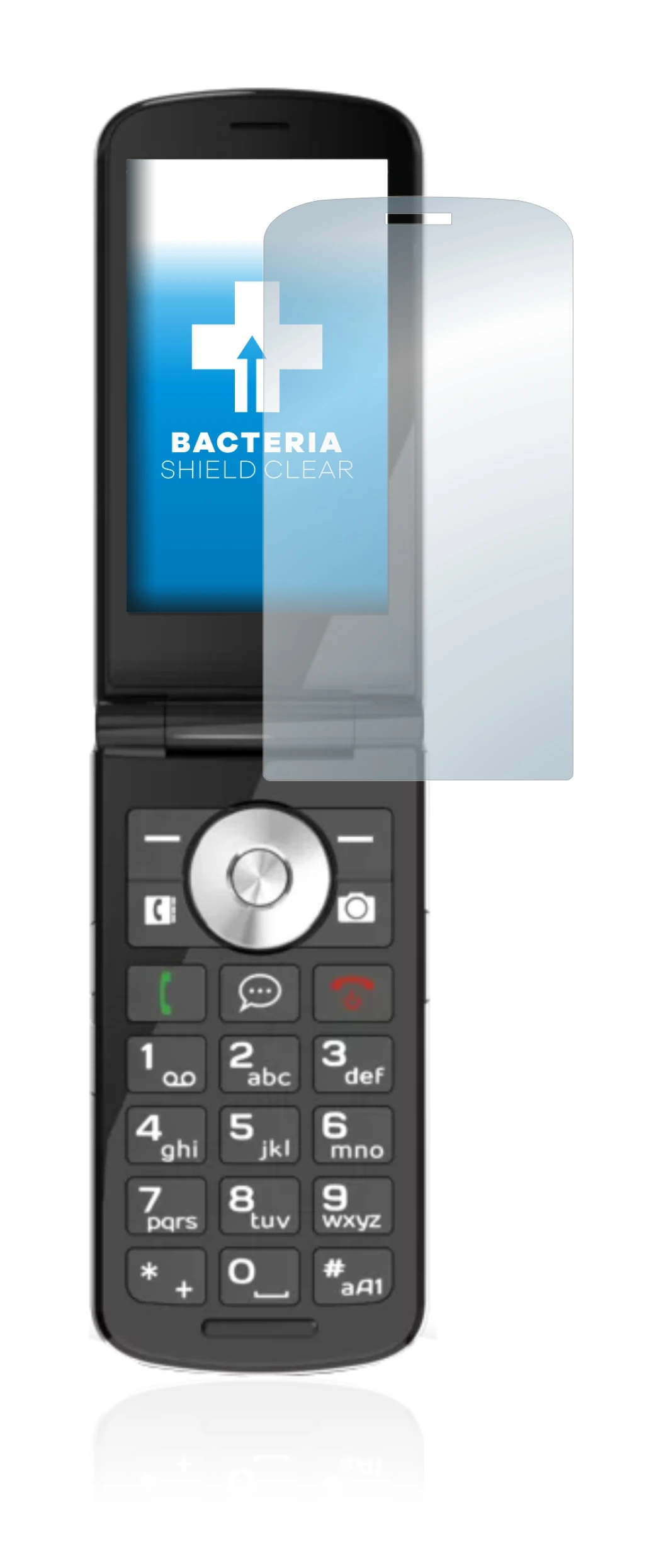 Image of the device Emporia TOUCHsmart.2 with a wide variety of screen protectors.