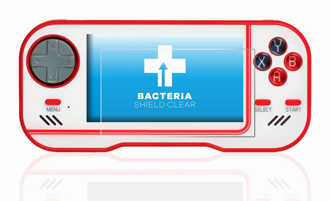 Image of the device Blaze Evercade with a wide variety of screen protectors.