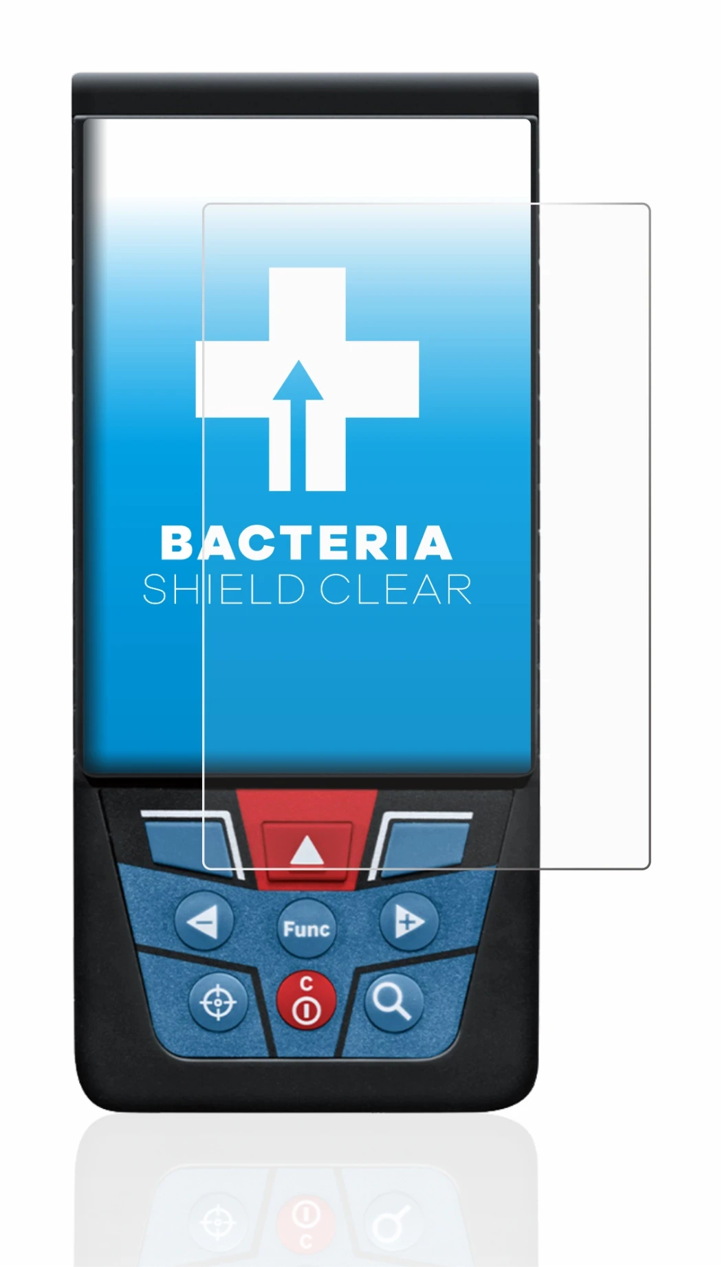 Image of the device Bosch GLM 100-25c with a wide variety of screen protectors.