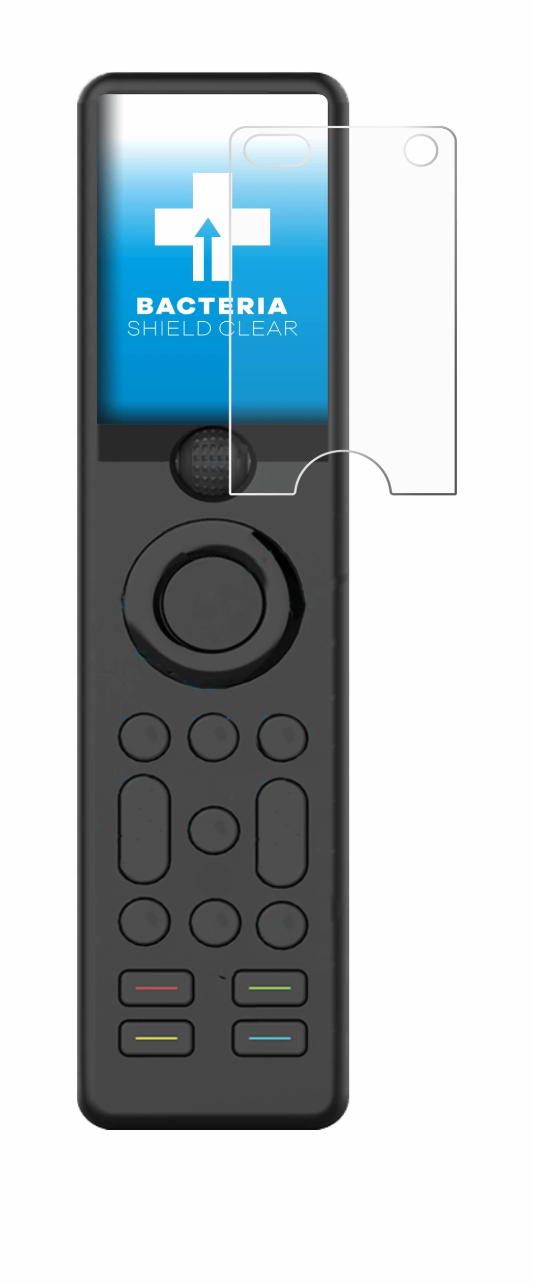 Image of the device Sofabaton X1 with a wide variety of screen protectors.