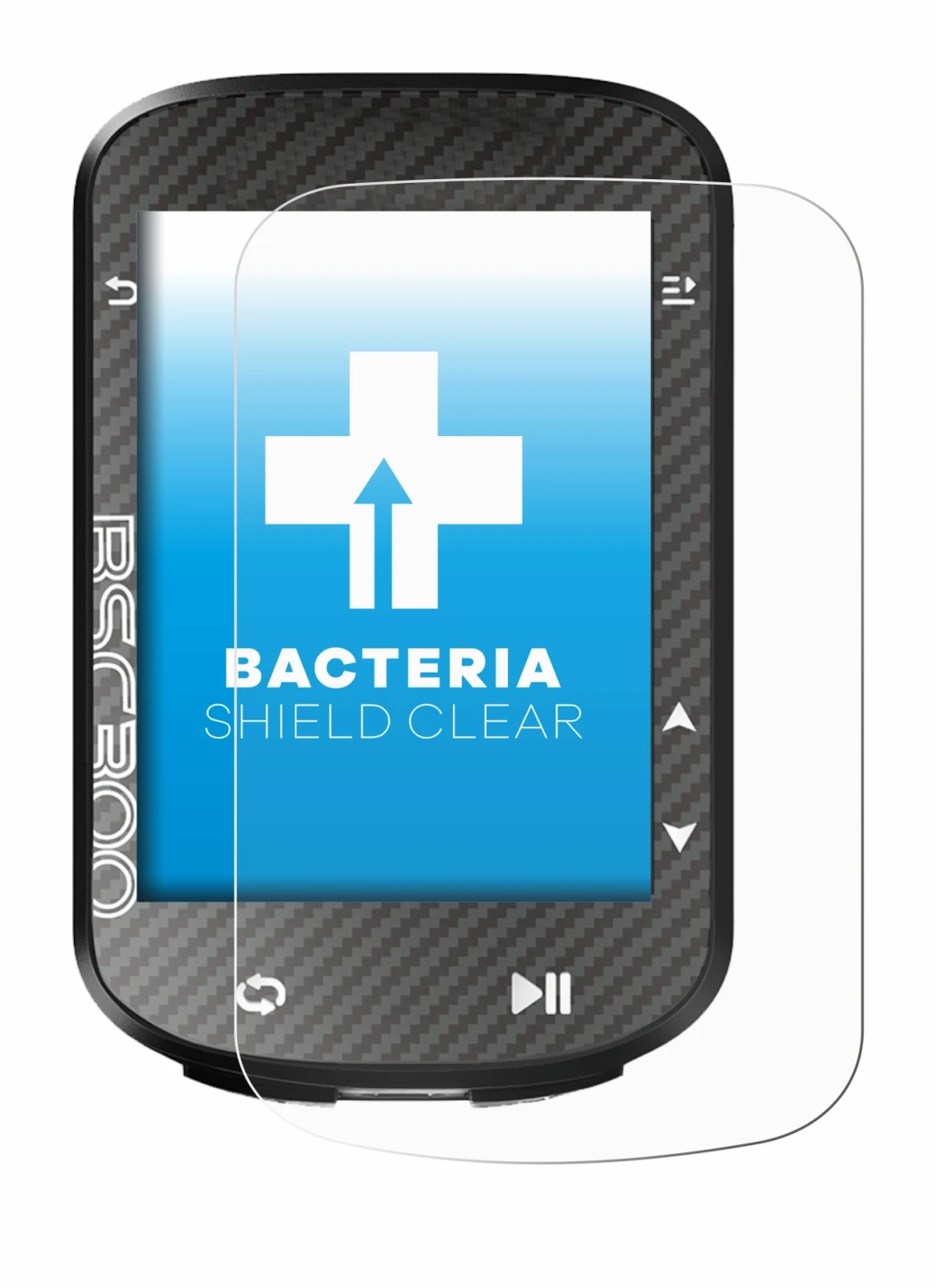 Image of the device iGPSPORT BSC300 with a wide variety of screen protectors.