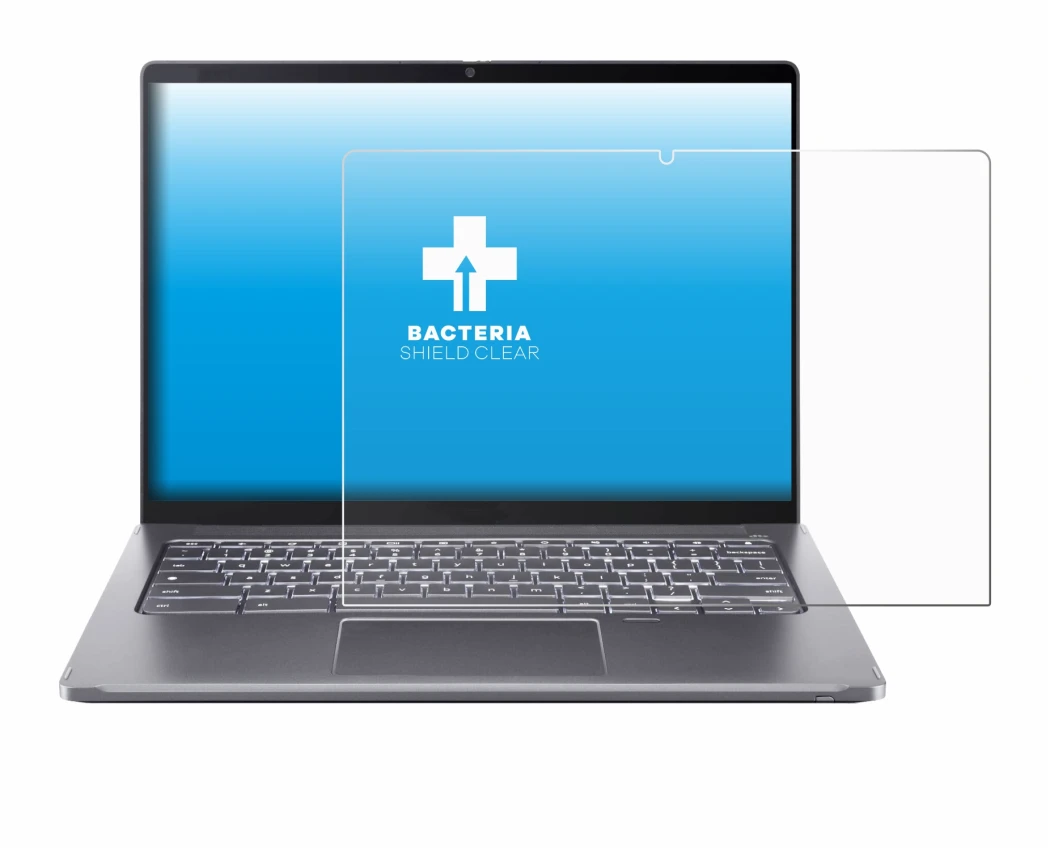 Image of the device Acer Chromebook Spin 714 with a wide variety of screen protectors.
