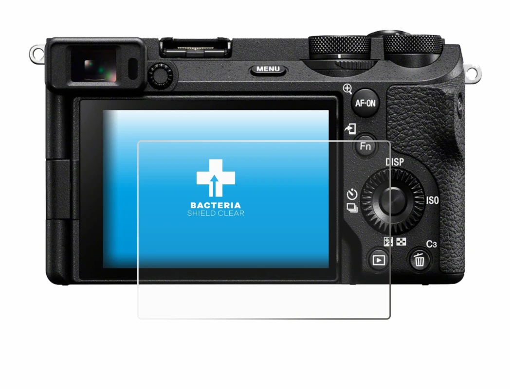 Image of the device Sony Alpha 6700 with a wide variety of screen protectors.