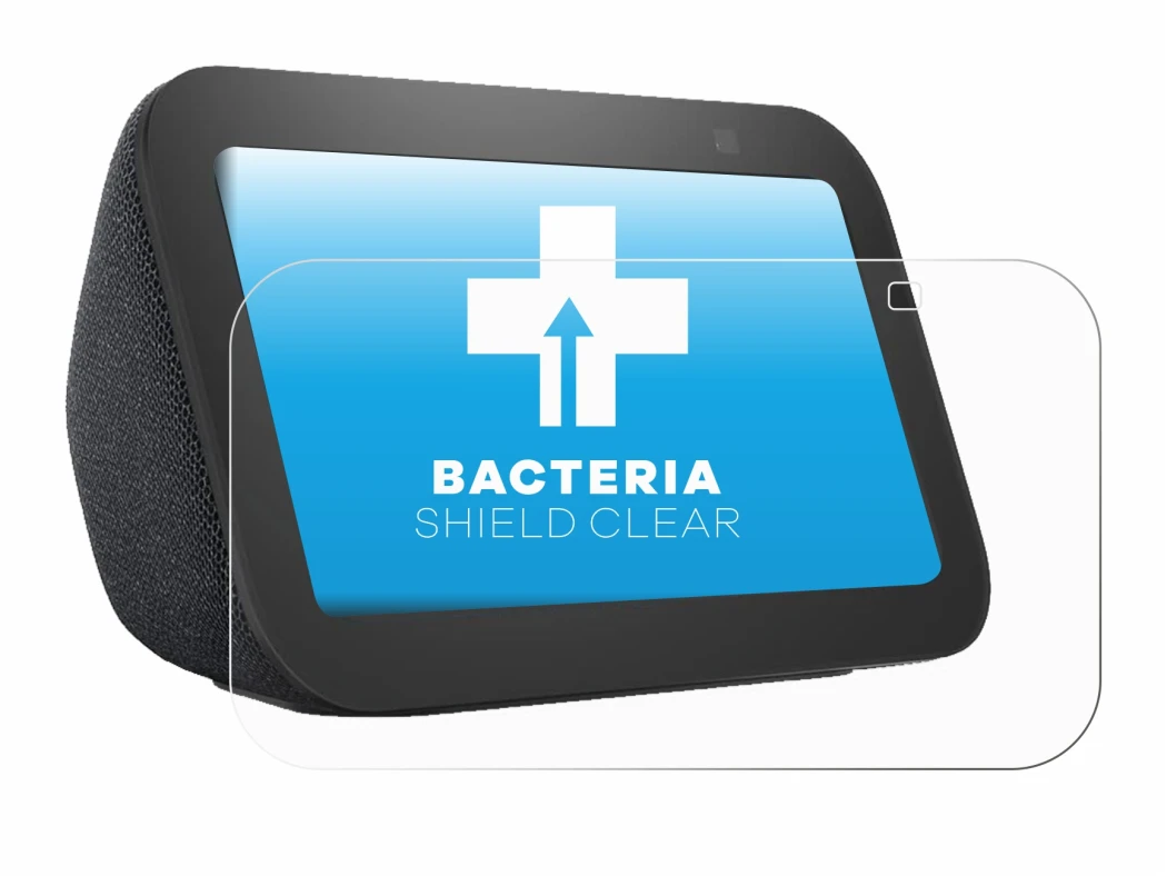 Image of the device Amazon Echo Show 5 (3th Gen.) with a wide variety of screen protectors.