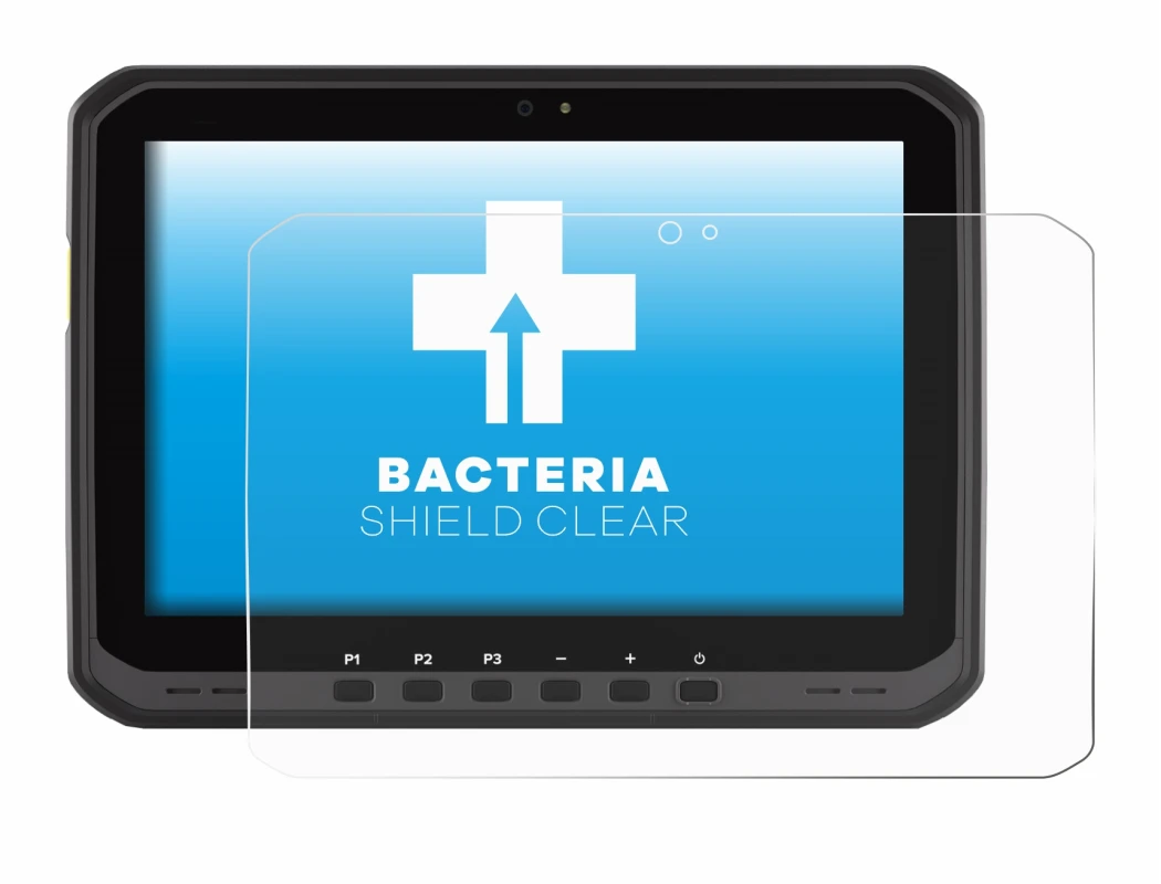 Image of the device Zebra ET60 with a wide variety of screen protectors.