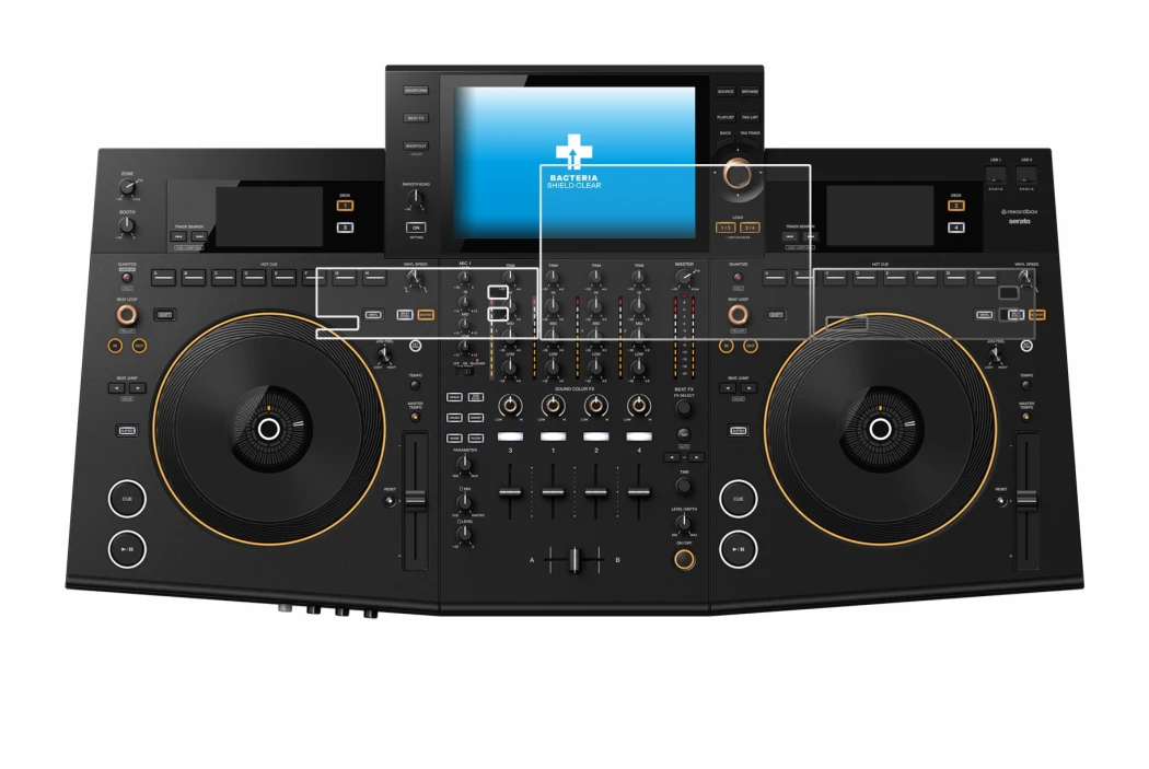 Image of the device Pioneer OPUS-QUAD with a wide variety of screen protectors.