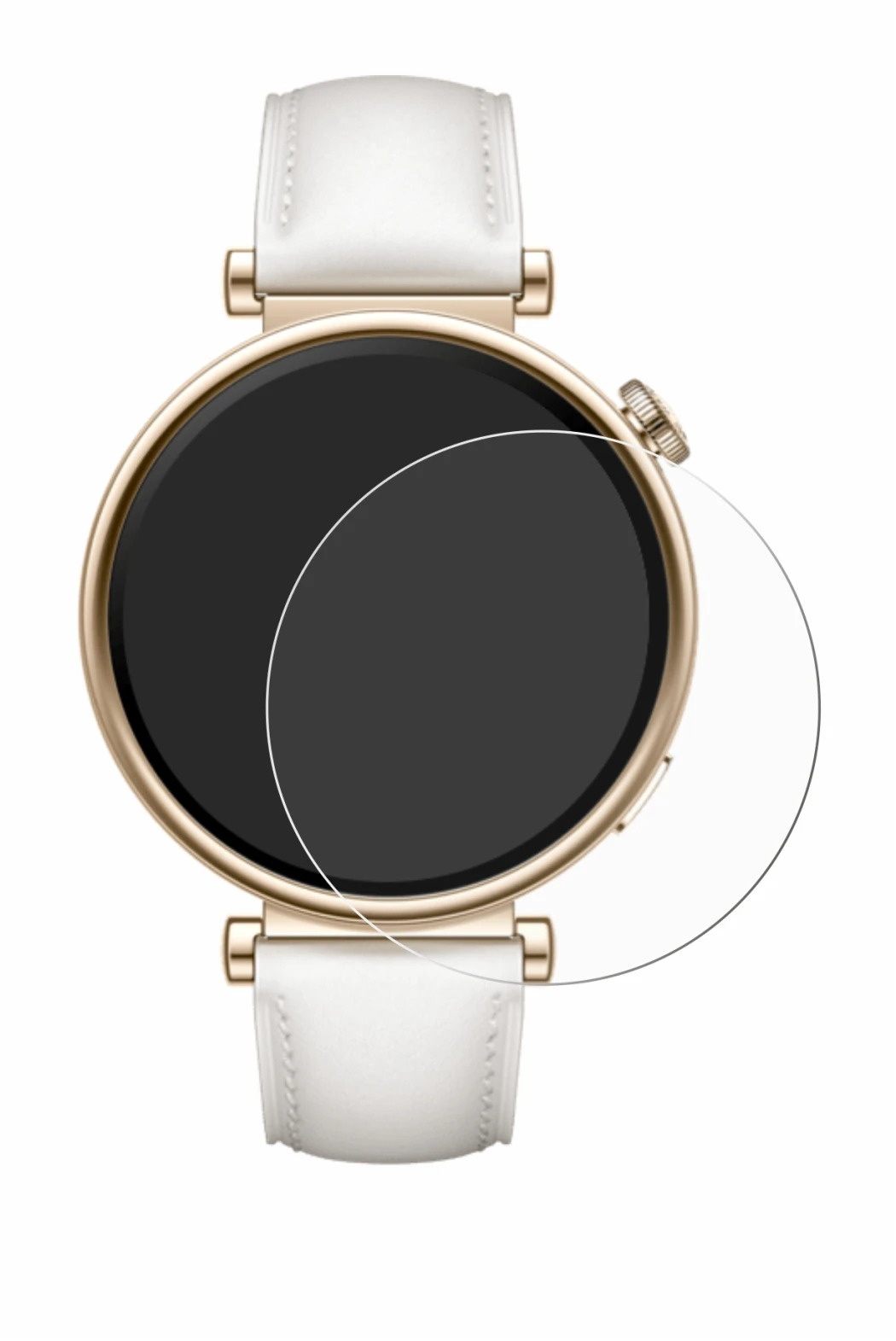 Image of the device Huawei Watch GT 4 (41mm) with a wide variety of screen protectors.