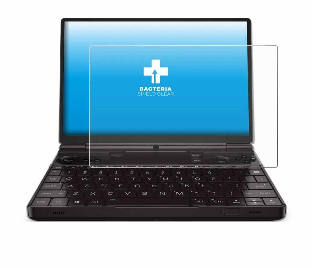 Image of the device GPD Win Max 2 2023 with a wide variety of screen protectors.
