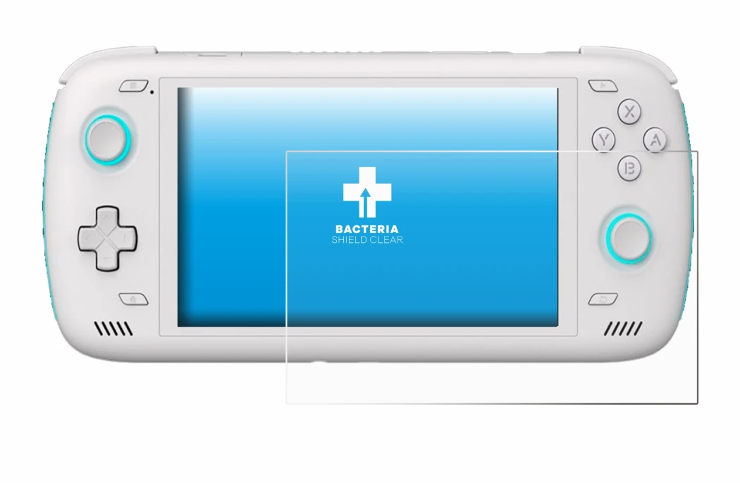 Image of the device AYN Odin 2 with a wide variety of screen protectors.