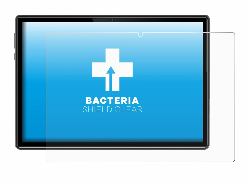 Image of the device Doogee U10 with a wide variety of screen protectors.