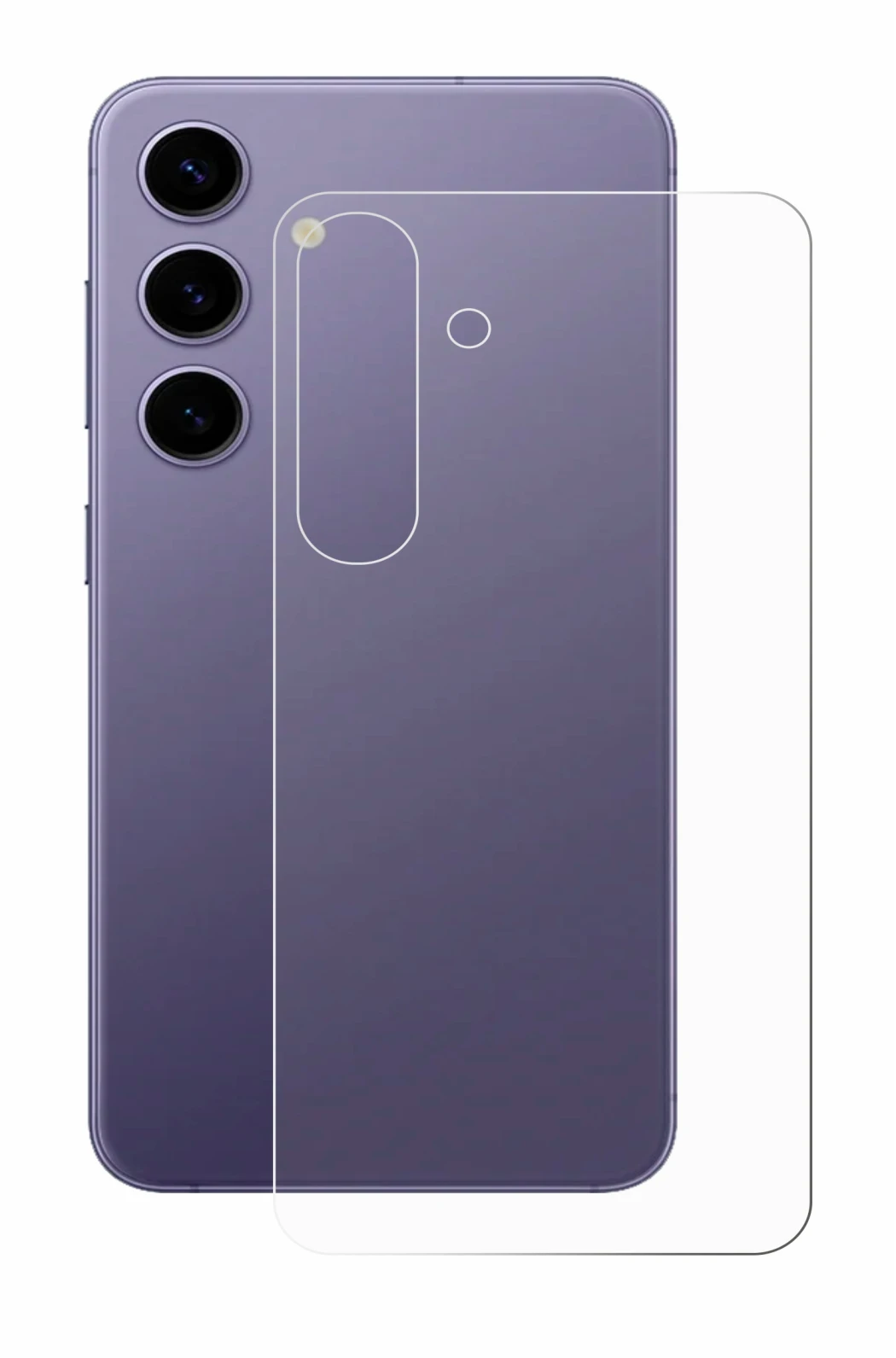 Image of the device Samsung Galaxy S24 (Back) with a wide variety of screen protectors.