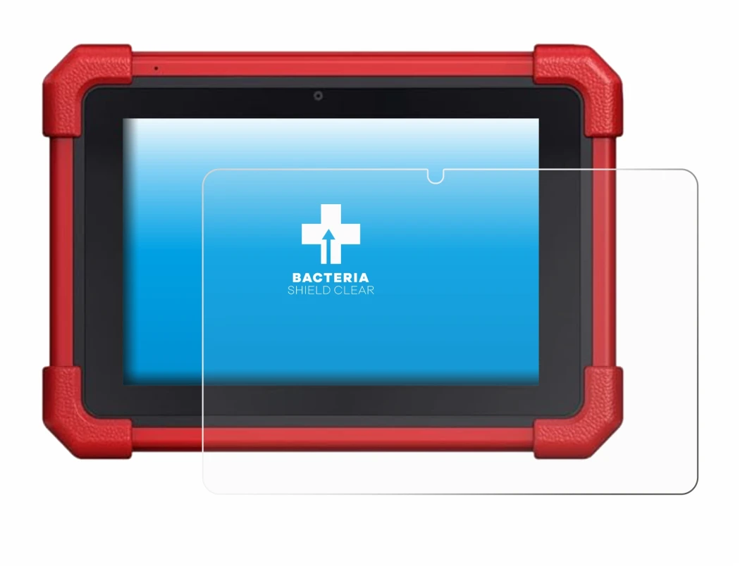 Image of the device Launch MOT IV (4) with a wide variety of screen protectors.
