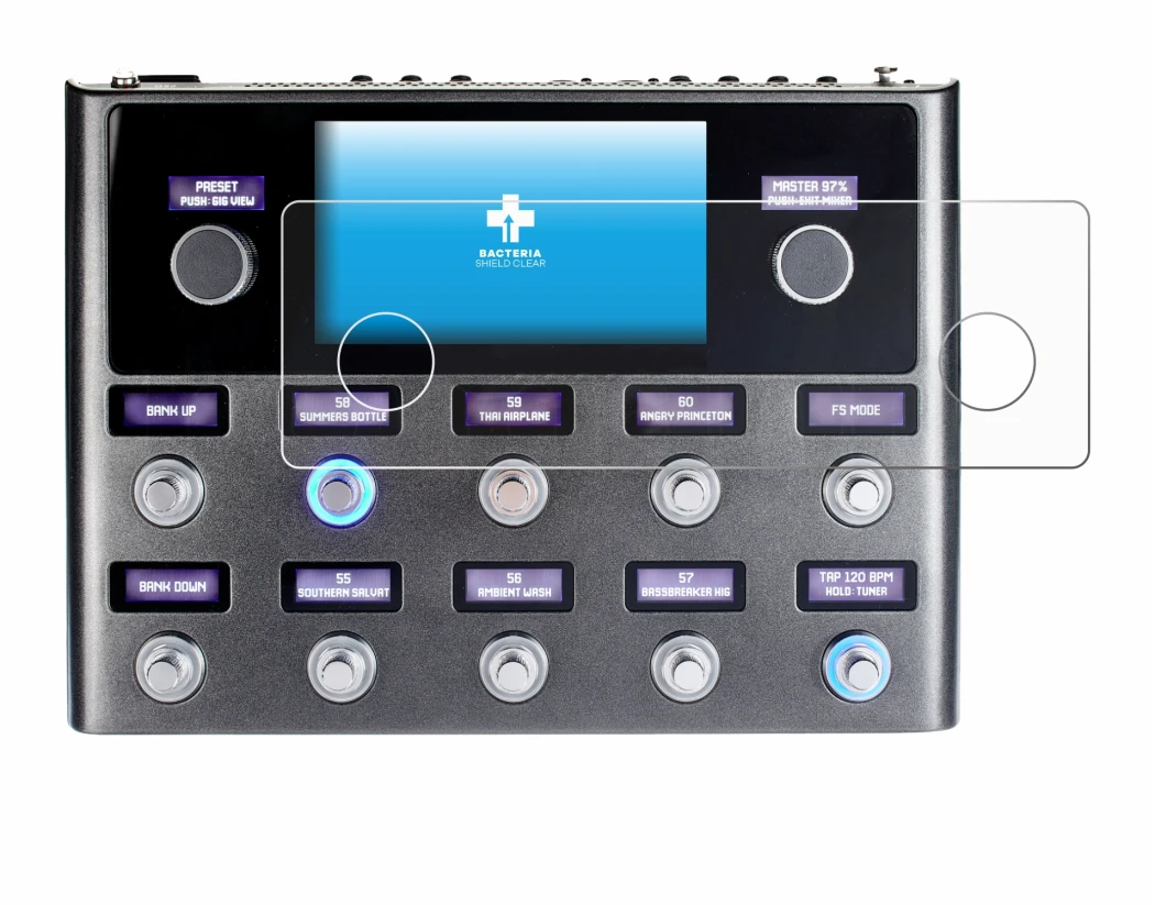 Image of the device Fender Tone Master Pro with a wide variety of screen protectors.