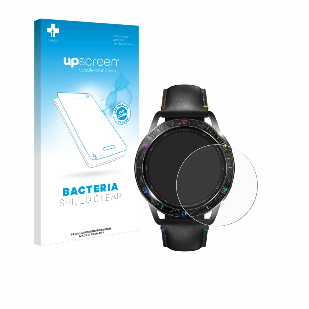 Front side of a product packaging with the brand logo upscreen. Next to it is the device Xiaomi Watch S3 shown with the corres