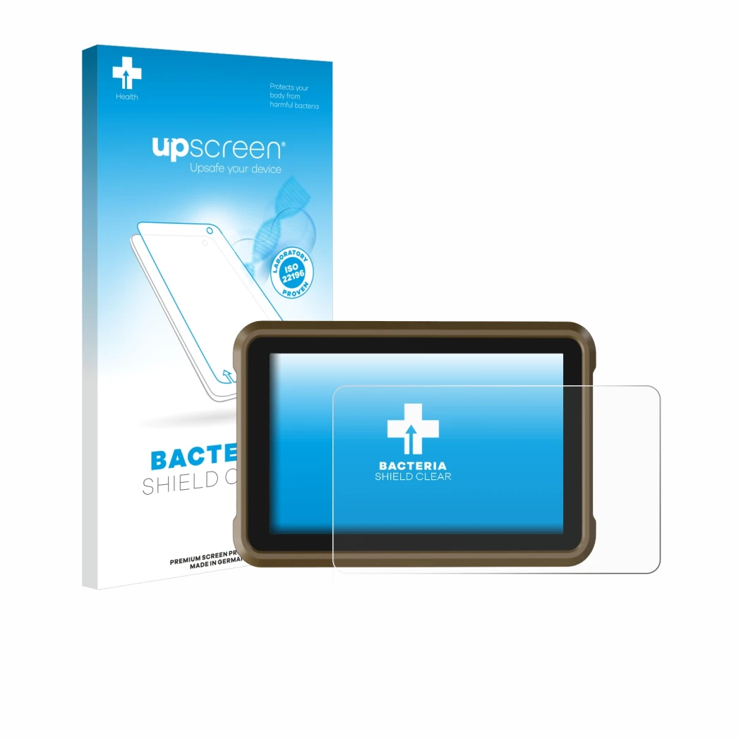 Front side of a product packaging with the brand logo upscreen. Next to it is the device Atomos Ninja shown with the correspon