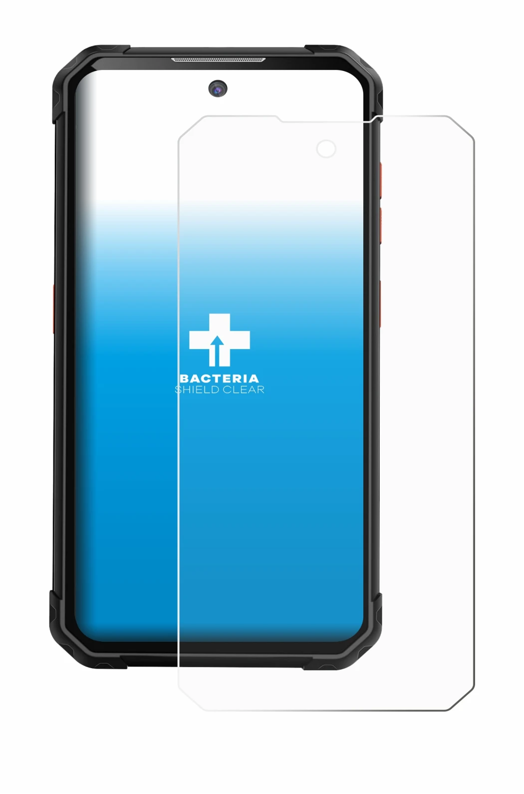 Image of the device iiiF150 B2 with a wide variety of screen protectors.