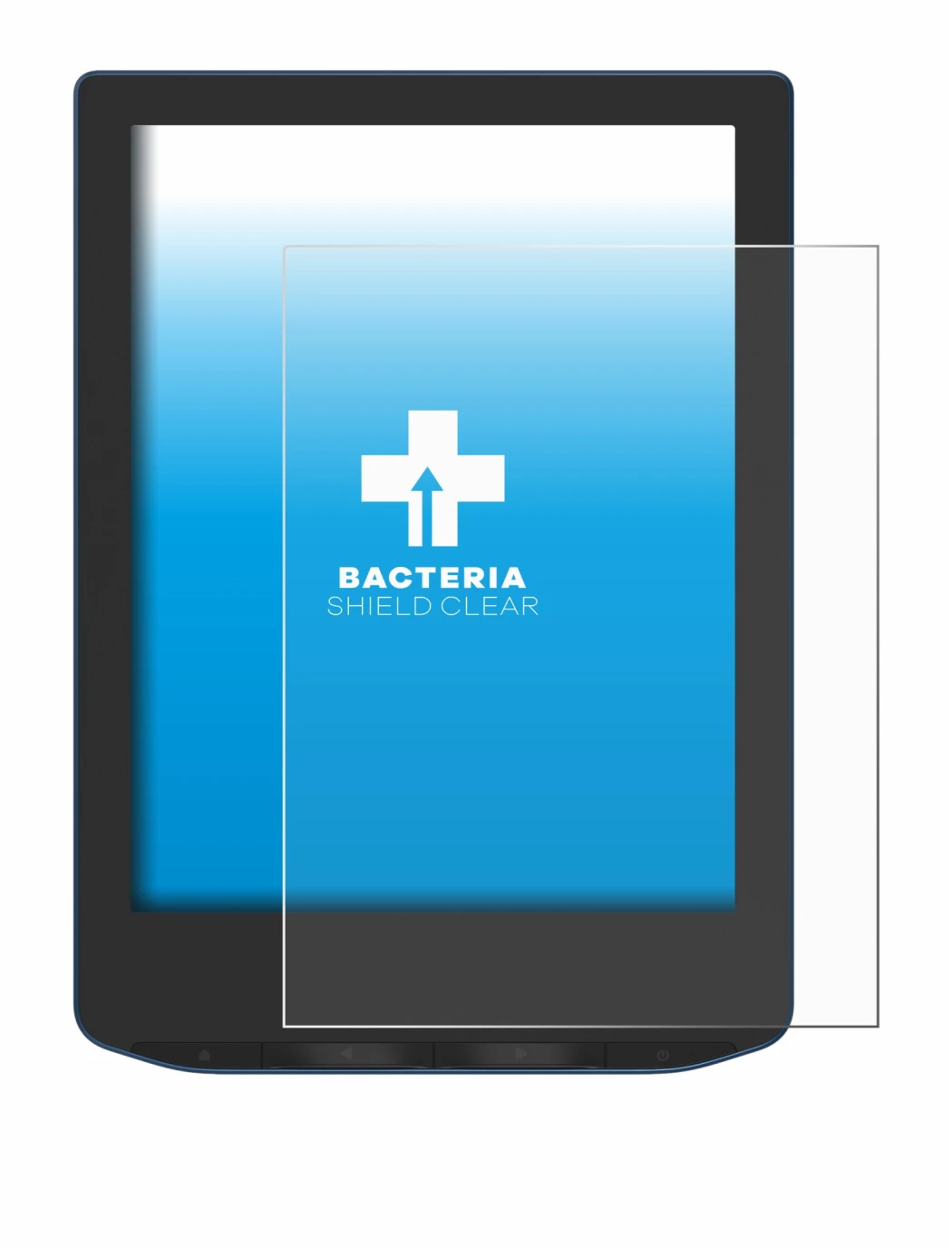 Image of the device PocketBook Verse Pro Color with a wide variety of screen protectors.