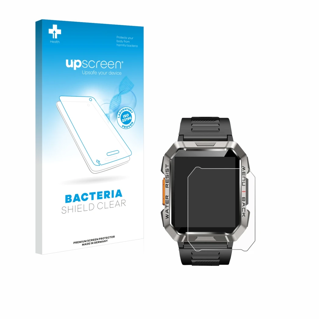 Front side of a product packaging with the brand logo upscreen. Next to it is the device Baolubao W60 shown with the correspon