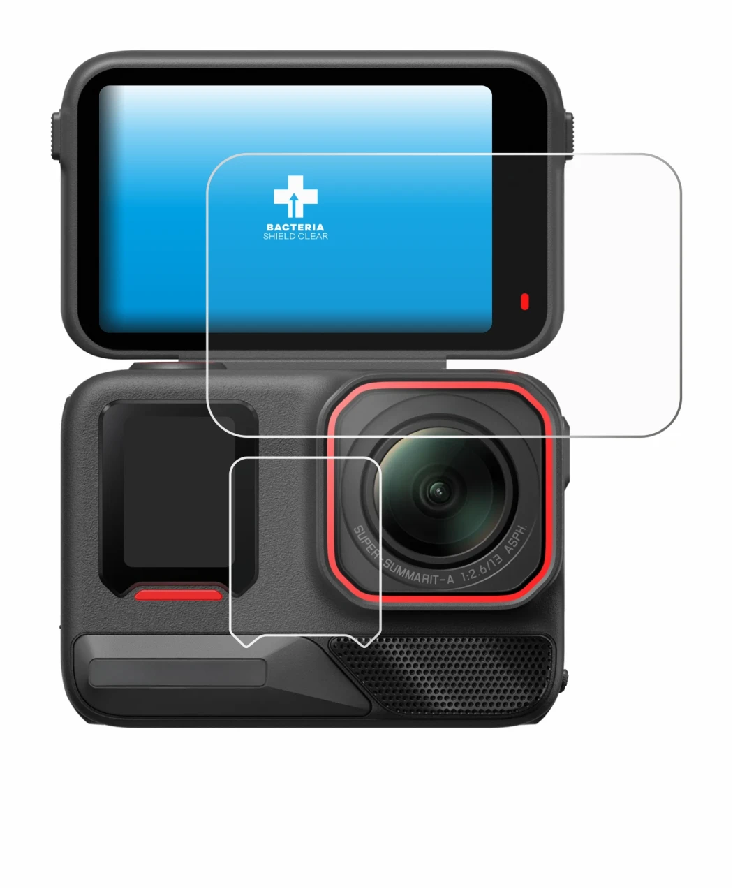 Image of the device Insta360 Ace Pro 2 with a wide variety of screen protectors.