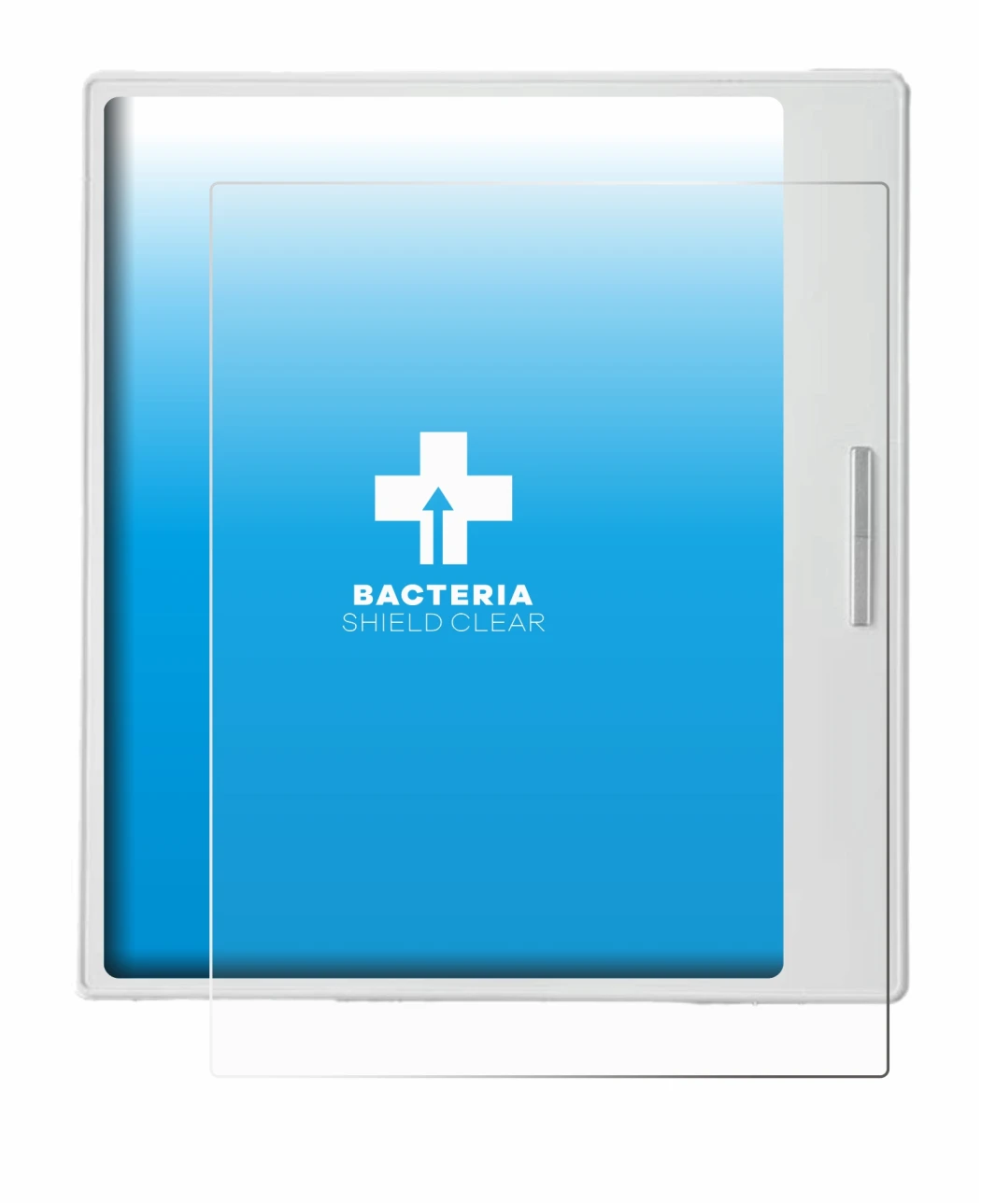 Image of the device Boox Go Color 7 White Edition with a wide variety of screen protectors.