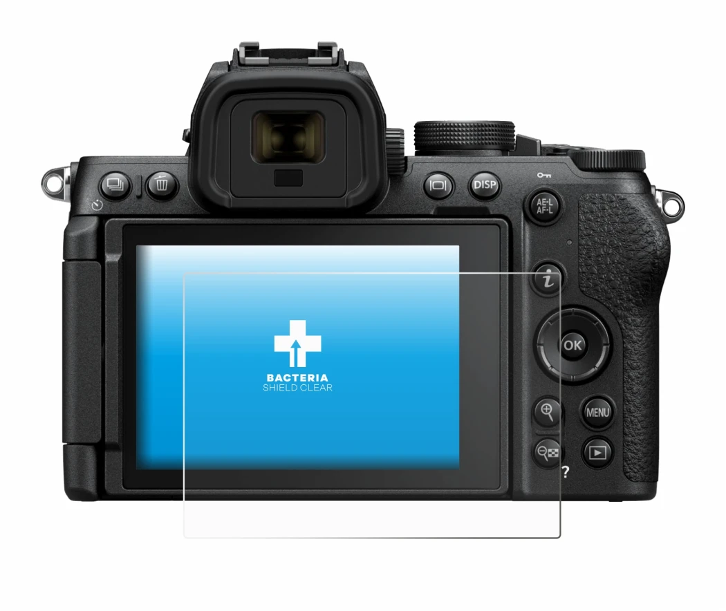 Image of the device Nikon Z50 II with a wide variety of screen protectors.