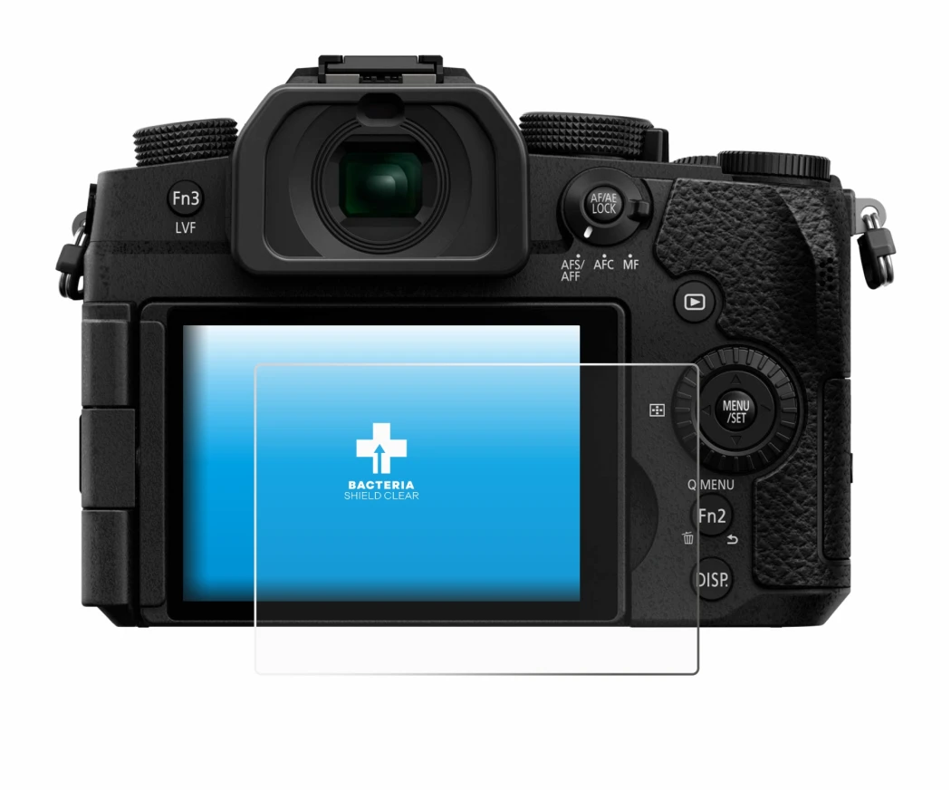 Image of the device Panasonic Lumix DC-G97 with a wide variety of screen protectors.