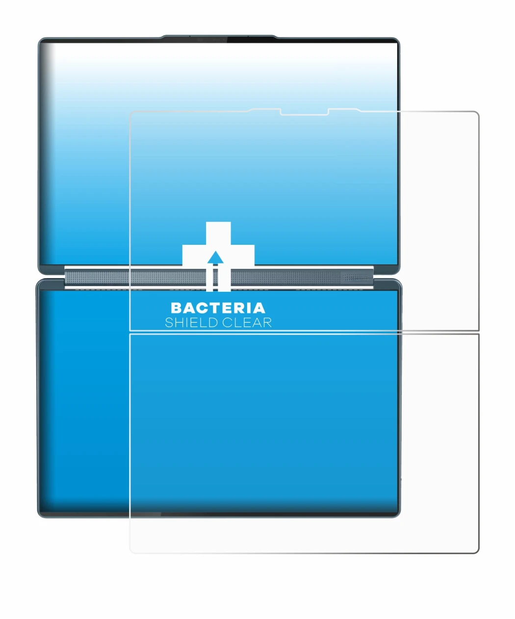 Image of the device Lenovo Yoga Book 9i Gen 10 with a wide variety of screen protectors.