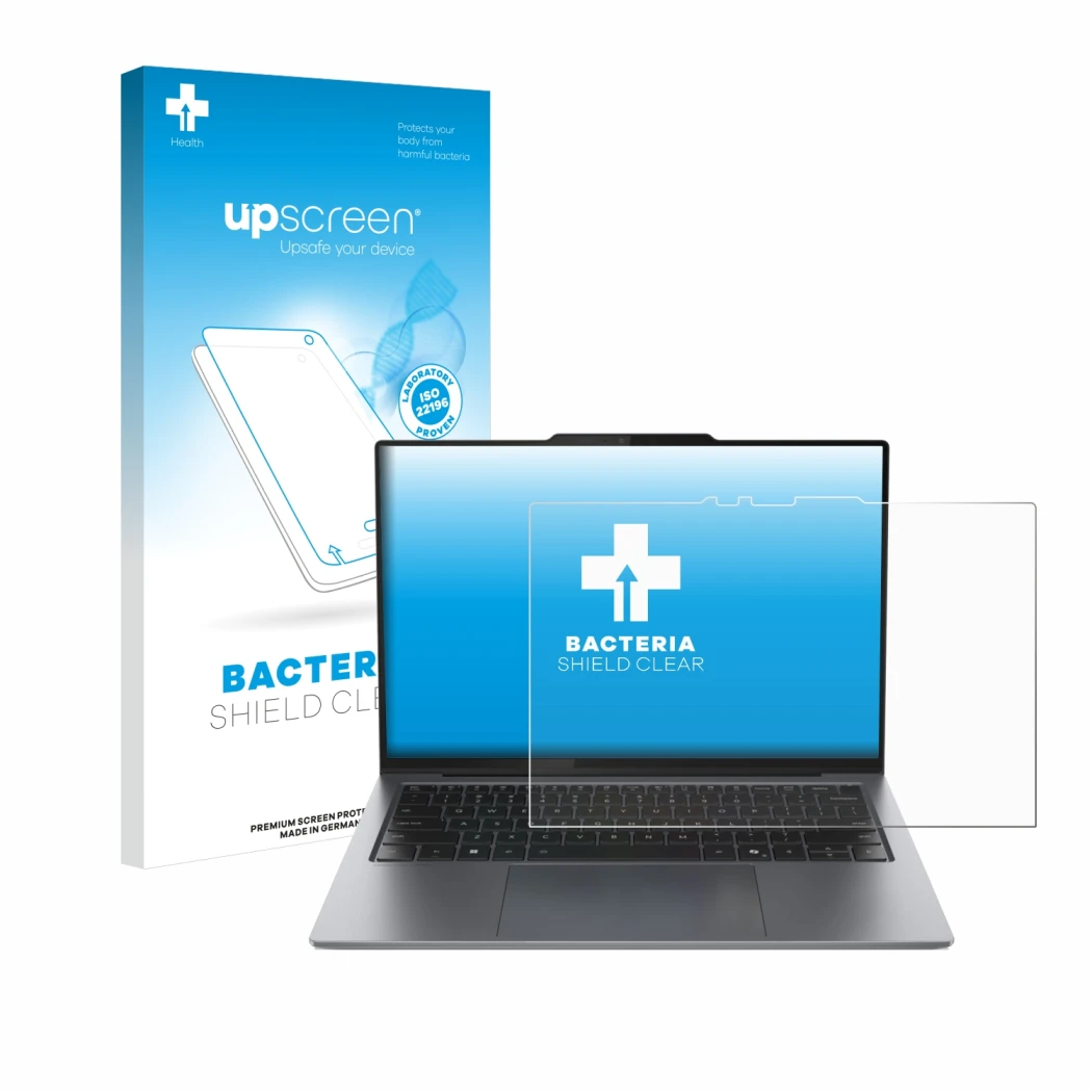 Front side of a product packaging with the brand logo upscreen. Next to it is the device Lenovo ThinkPad X9 15 Aura Edition 15